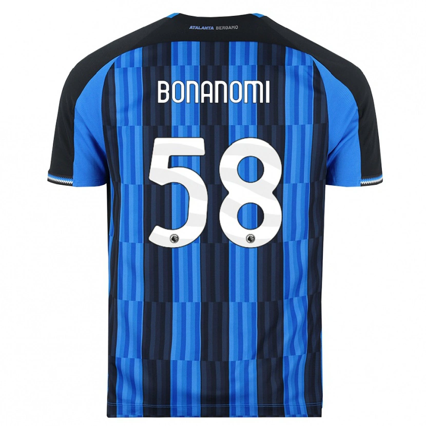 Danxen Heren Andrea Bonanomi #58 Blauw Zwart Rood Thuisshirt Thuistenue 2026/27 T-Shirt