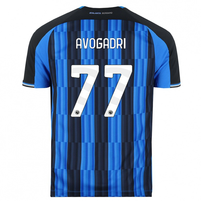 Danxen Heren Lorenzo Avogadri #77 Blauw Zwart Rood Thuisshirt Thuistenue 2026/27 T-Shirt