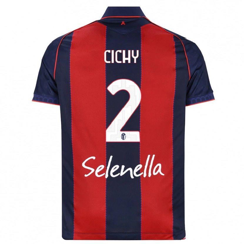 Danxen Heren Natan Cichy #2 Koninklijk Blauw Rood Wit Thuisshirt Thuistenue 2026/27 T-Shirt