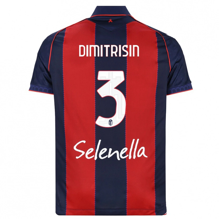 Danxen Heren Danila Dimitrișin #3 Koninklijk Blauw Rood Wit Thuisshirt Thuistenue 2026/27 T-Shirt