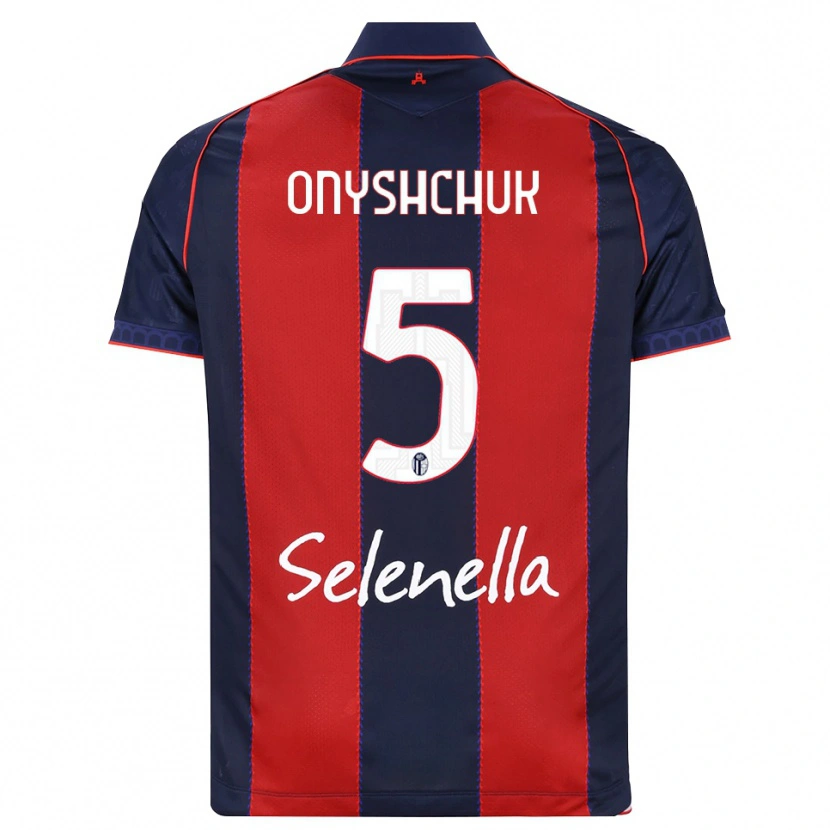 Danxen Heren Zakhar Onyshchuk #5 Koninklijk Blauw Rood Wit Thuisshirt Thuistenue 2026/27 T-Shirt