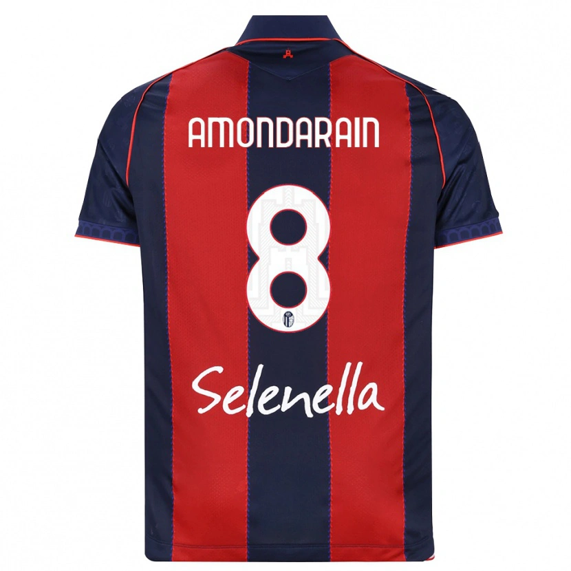 Danxen Heren Mikel Amondarain #8 Koninklijk Blauw Rood Wit Thuisshirt Thuistenue 2026/27 T-Shirt