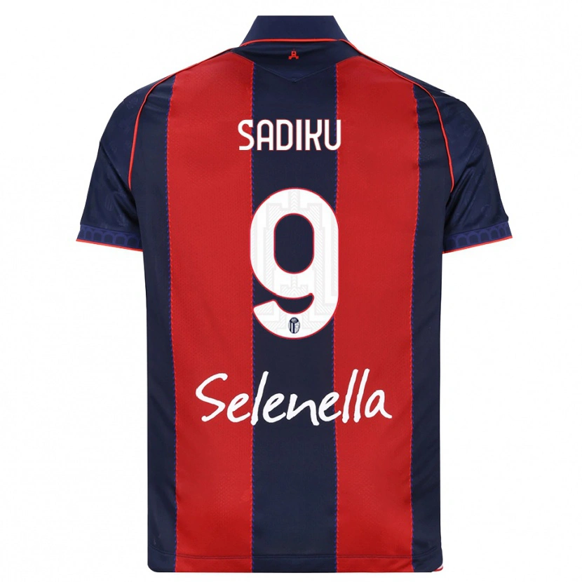 Danxen Heren Bamir Sadiku #9 Koninklijk Blauw Rood Wit Thuisshirt Thuistenue 2026/27 T-Shirt