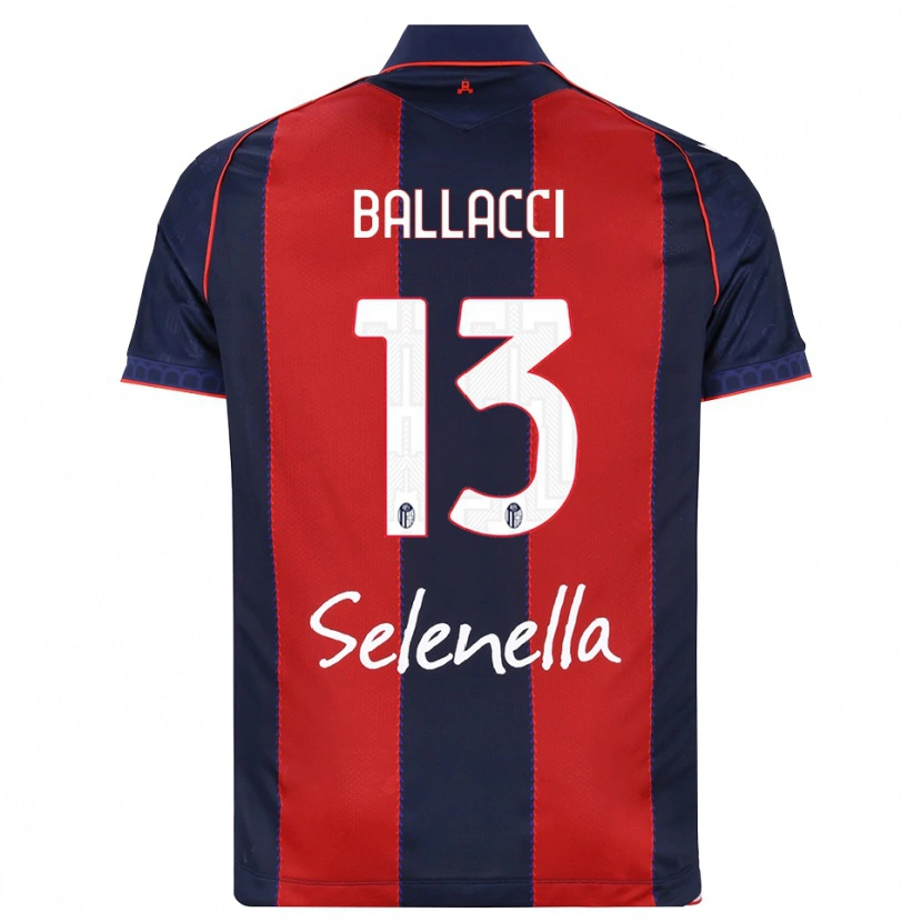 Danxen Heren Edoardo Ballacci #13 Koninklijk Blauw Rood Wit Thuisshirt Thuistenue 2026/27 T-Shirt