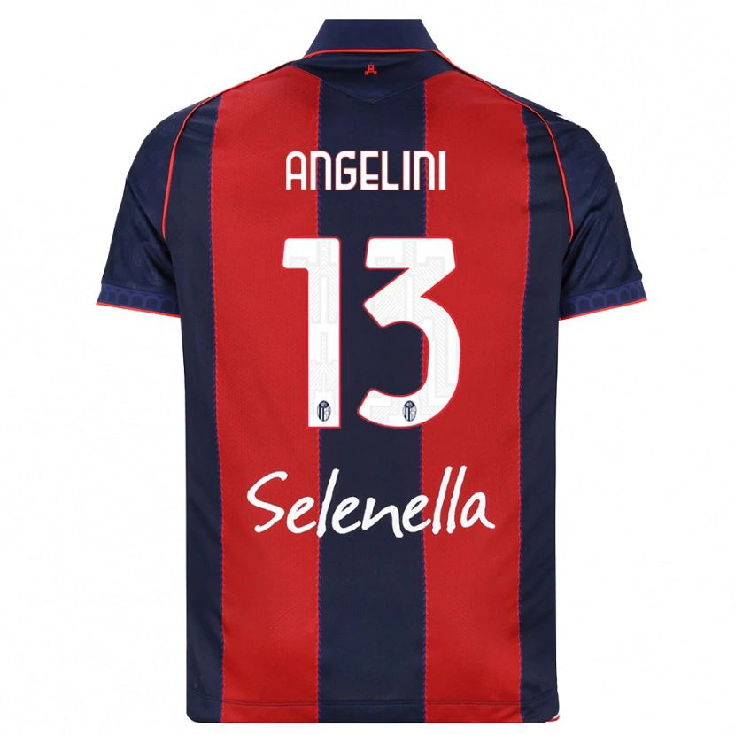 Danxen Heren Riccardo Angelini #13 Koninklijk Blauw Rood Wit Thuisshirt Thuistenue 2026/27 T-Shirt