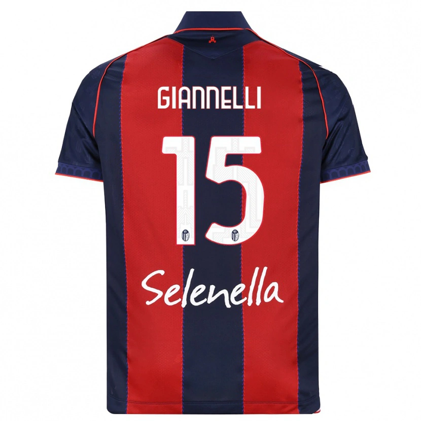 Danxen Heren Davide Giannelli #15 Koninklijk Blauw Rood Wit Thuisshirt Thuistenue 2026/27 T-Shirt