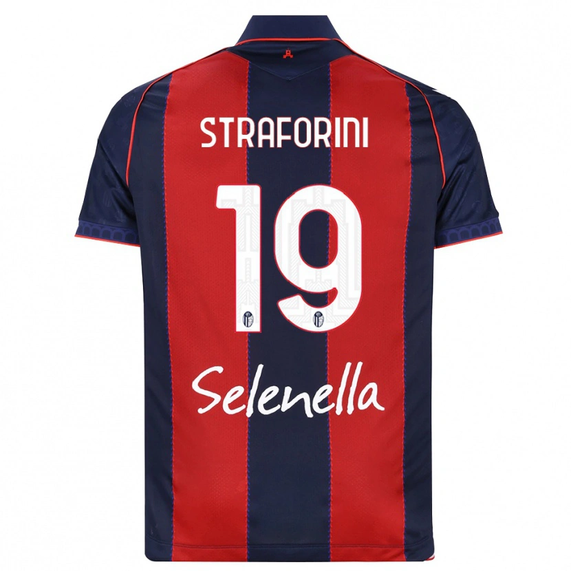 Danxen Heren Rino Straforini #19 Koninklijk Blauw Rood Wit Thuisshirt Thuistenue 2026/27 T-Shirt