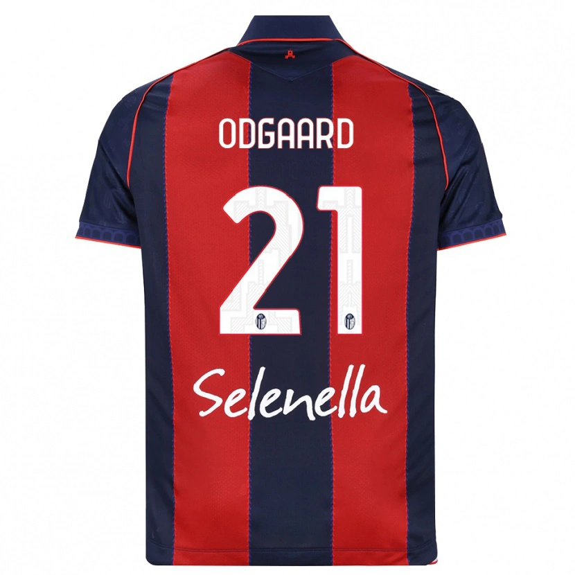 Danxen Heren Jens Odgaard #21 Koninklijk Blauw Rood Wit Thuisshirt Thuistenue 2026/27 T-Shirt