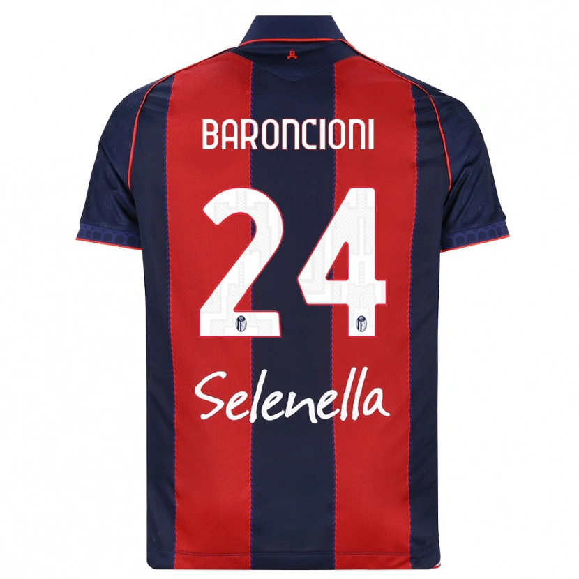 Danxen Heren Davide Baroncioni #24 Koninklijk Blauw Rood Wit Thuisshirt Thuistenue 2026/27 T-Shirt
