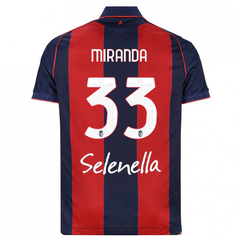 Danxen Heren Juan Miranda #33 Koninklijk Blauw Rood Wit Thuisshirt Thuistenue 2026/27 T-Shirt