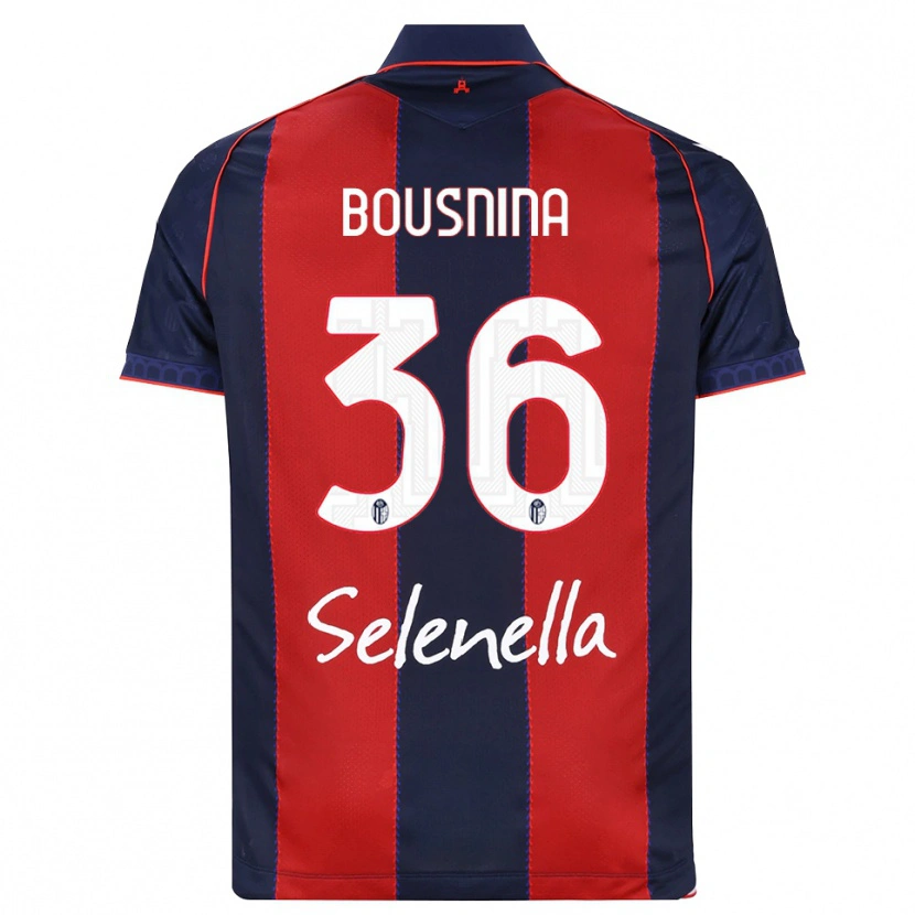 Danxen Heren Farès Bousnina #36 Koninklijk Blauw Rood Wit Thuisshirt Thuistenue 2026/27 T-Shirt