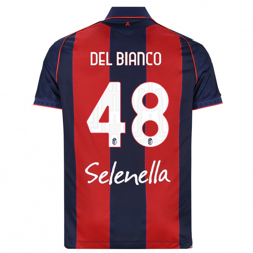 Danxen Heren Riccardo Del Bianco #48 Koninklijk Blauw Rood Wit Thuisshirt Thuistenue 2026/27 T-Shirt