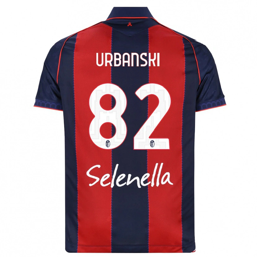 Danxen Heren Kacper Urbanski #82 Koninklijk Blauw Rood Wit Thuisshirt Thuistenue 2026/27 T-Shirt