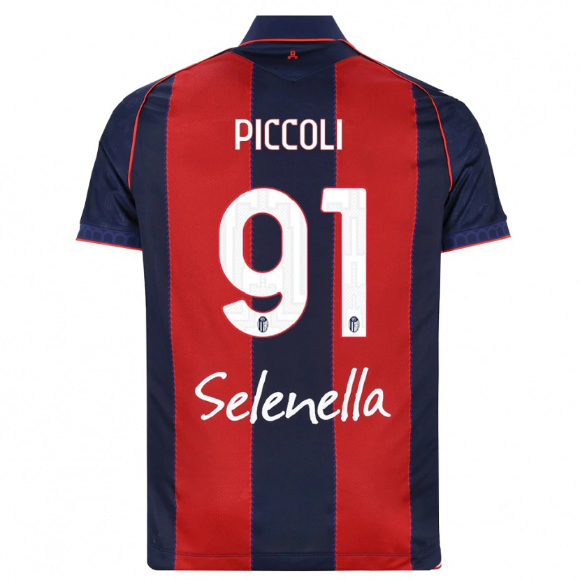 Danxen Heren Roberto Piccoli #91 Koninklijk Blauw Rood Wit Thuisshirt Thuistenue 2026/27 T-Shirt