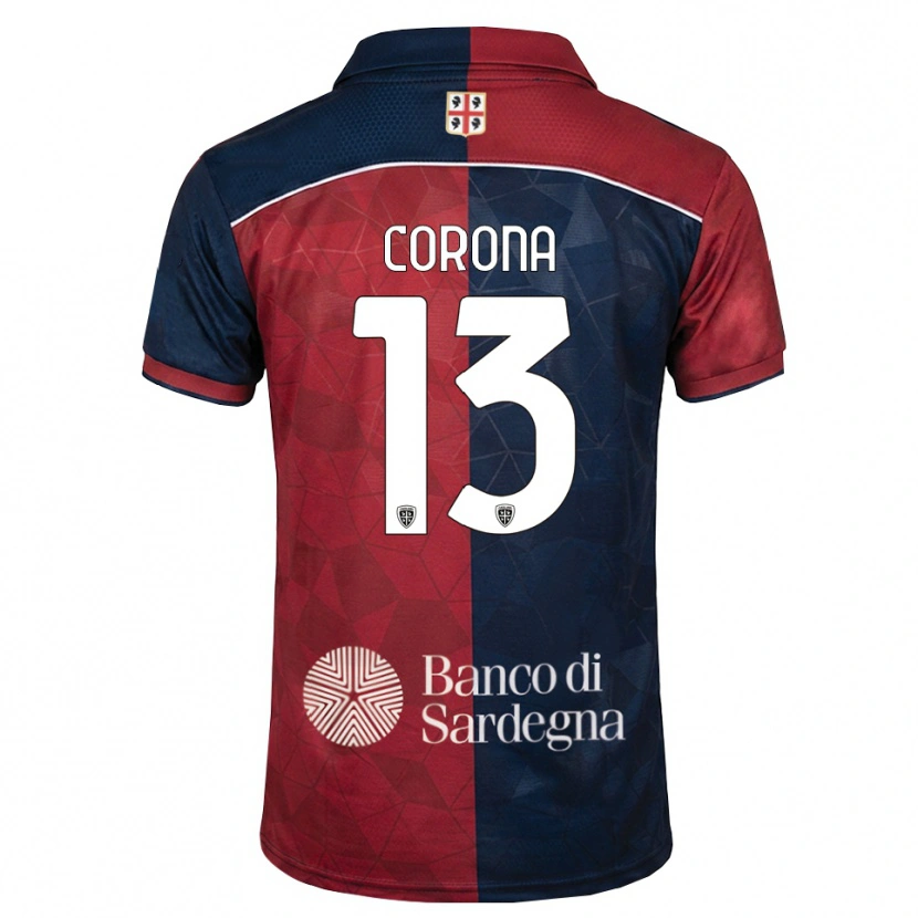 Danxen Heren Claudio Corona #13 Bordeauxrood Koninklijk Blauw Thuisshirt Thuistenue 2026/27 T-Shirt