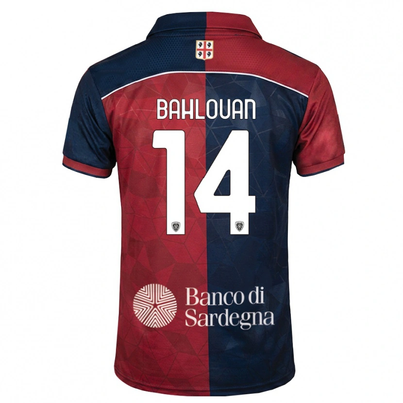 Danxen Heren Amine Bahlouan #14 Bordeauxrood Koninklijk Blauw Thuisshirt Thuistenue 2026/27 T-Shirt