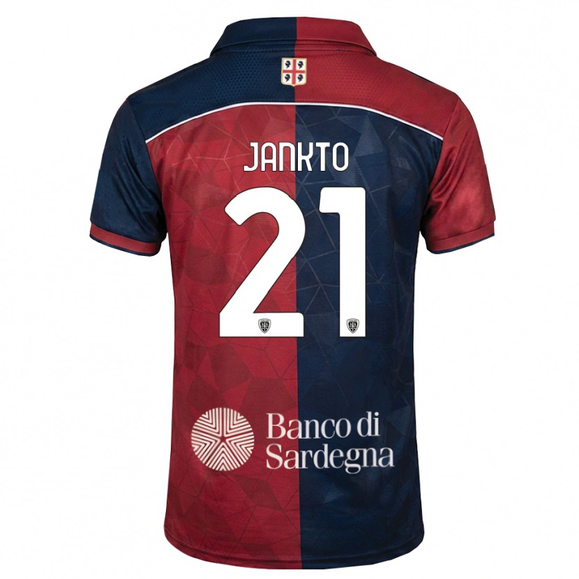 Danxen Heren Jakub Jankto #21 Bordeauxrood Koninklijk Blauw Thuisshirt Thuistenue 2026/27 T-Shirt