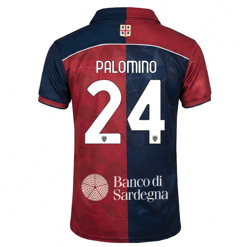 Danxen Heren Jose Luis Palomino #24 Bordeauxrood Koninklijk Blauw Thuisshirt Thuistenue 2026/27 T-Shirt