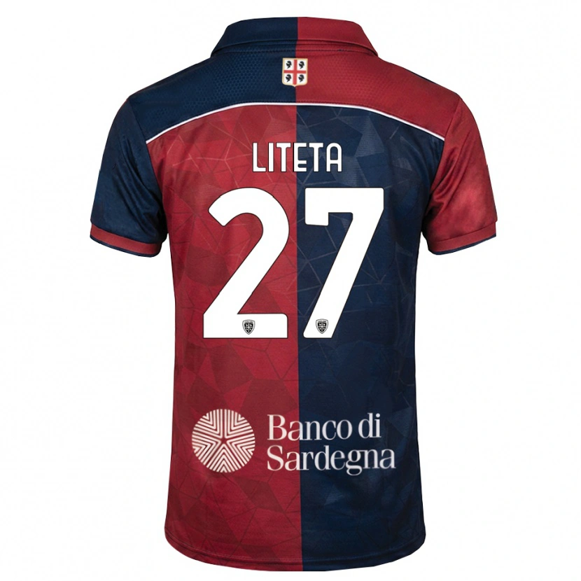 Danxen Heren Joseph Liteta #27 Bordeauxrood Koninklijk Blauw Thuisshirt Thuistenue 2026/27 T-Shirt