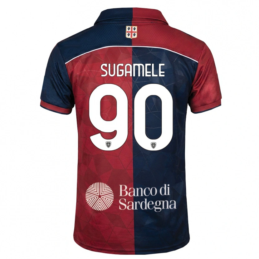 Danxen Heren Alessandro Sugamele #90 Bordeauxrood Koninklijk Blauw Thuisshirt Thuistenue 2026/27 T-Shirt