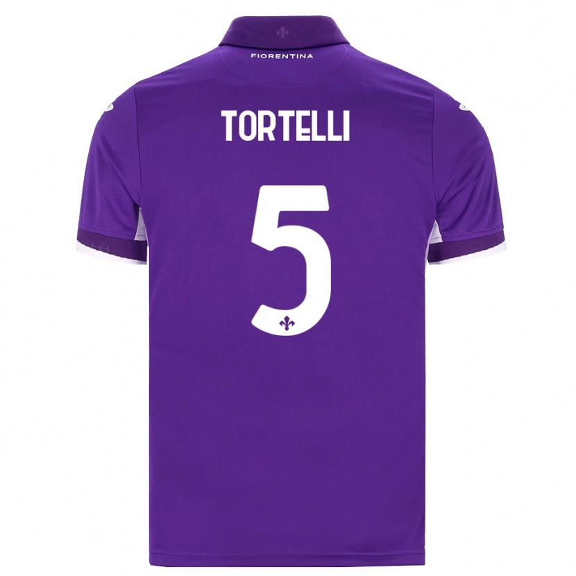 Danxen Heren Alice Tortelli #5 Paars Wit Roze Thuisshirt Thuistenue 2026/27 T-Shirt