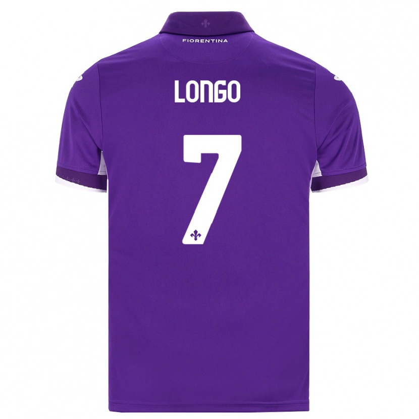 Danxen Heren Miriam Longo #7 Paars Wit Roze Thuisshirt Thuistenue 2026/27 T-Shirt