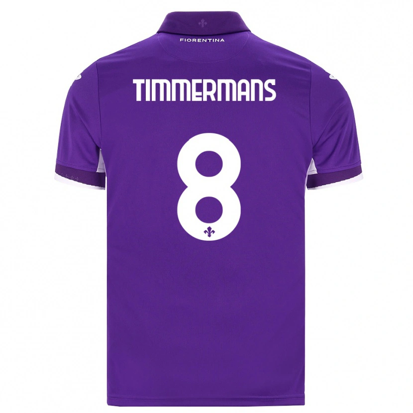 Danxen Heren Loric Timmermans #8 Paars Wit Roze Thuisshirt Thuistenue 2026/27 T-Shirt
