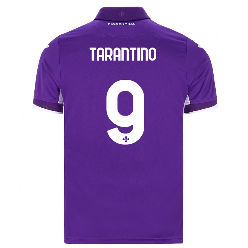 Danxen Heren Jacopo Tarantino #9 Paars Wit Roze Thuisshirt Thuistenue 2026/27 T-Shirt