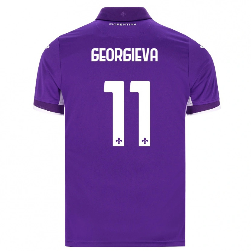 Danxen Heren Marina Georgieva #11 Paars Wit Roze Thuisshirt Thuistenue 2026/27 T-Shirt