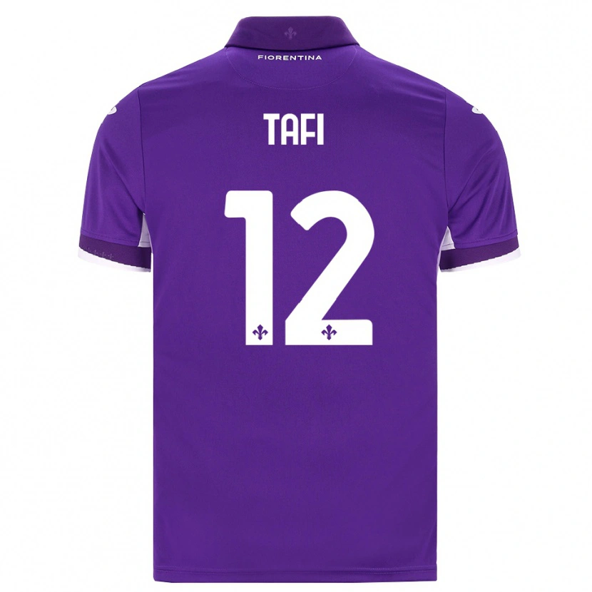 Danxen Heren Giulio Tafi #12 Paars Wit Roze Thuisshirt Thuistenue 2026/27 T-Shirt
