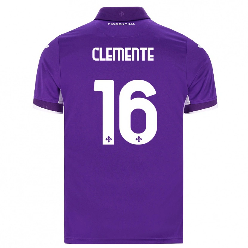 Danxen Heren Raffaele Clemente #16 Paars Wit Roze Thuisshirt Thuistenue 2026/27 T-Shirt