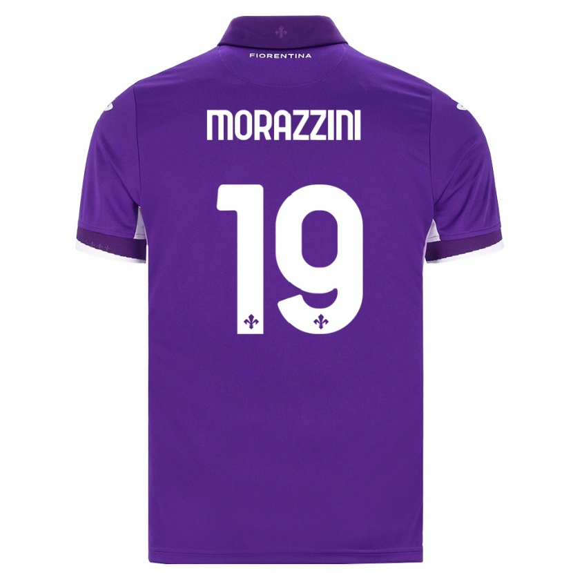Danxen Heren Luigi Morazzini #19 Paars Wit Roze Thuisshirt Thuistenue 2026/27 T-Shirt