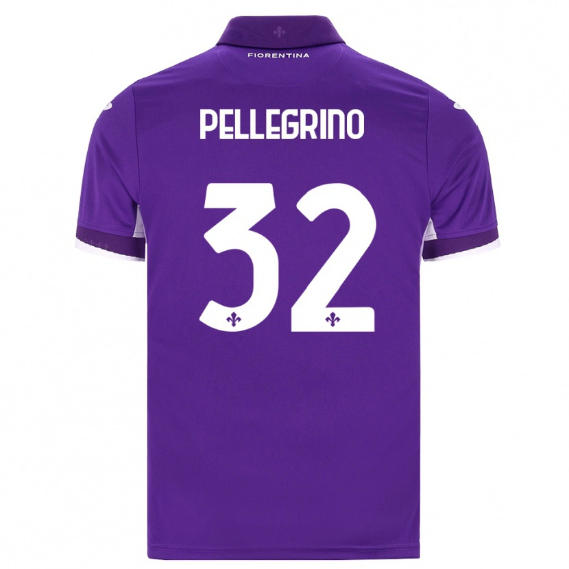 Danxen Heren Mateo Pellegrino #32 Paars Wit Roze Thuisshirt Thuistenue 2026/27 T-Shirt