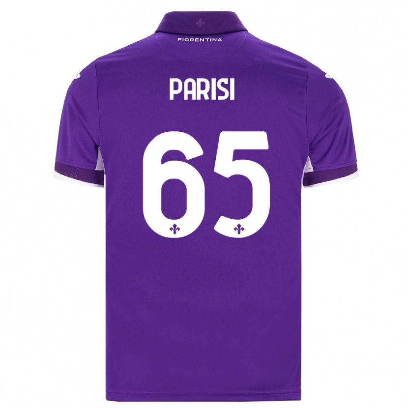 Danxen Heren Fabiano Parisi #65 Paars Wit Roze Thuisshirt Thuistenue 2026/27 T-Shirt