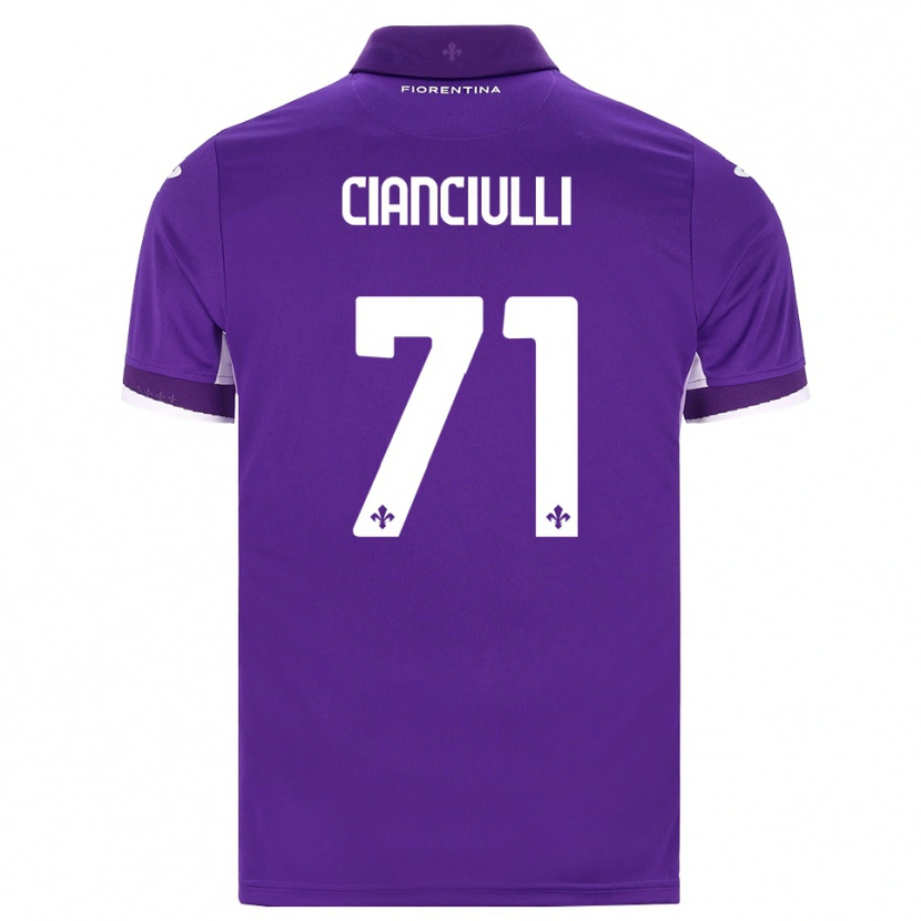 Danxen Heren Salvatore Cianciulli #71 Paars Wit Roze Thuisshirt Thuistenue 2026/27 T-Shirt