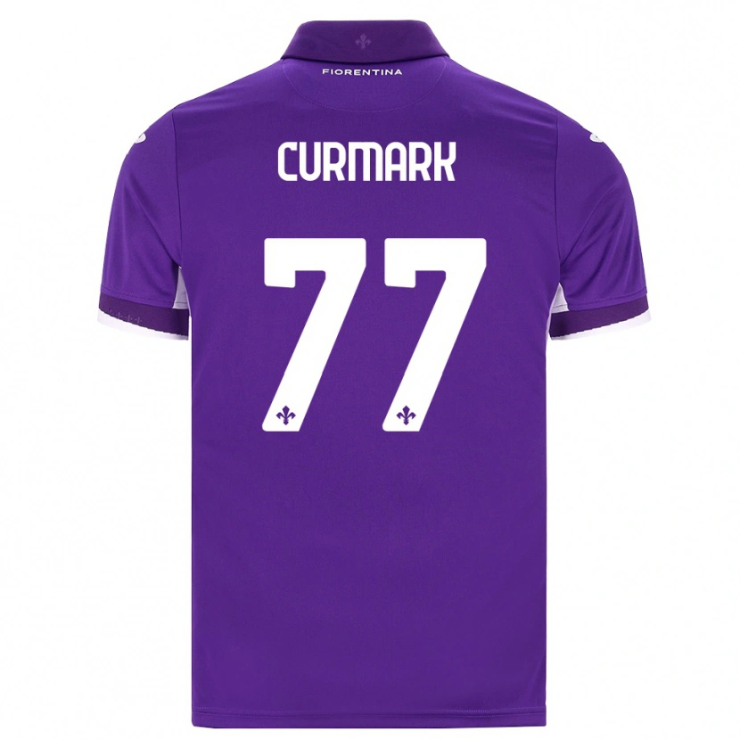 Danxen Heren Filippa Curmark #77 Paars Wit Roze Thuisshirt Thuistenue 2026/27 T-Shirt