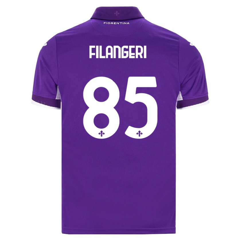 Danxen Heren Maria Luisa Filangeri #85 Paars Wit Roze Thuisshirt Thuistenue 2026/27 T-Shirt