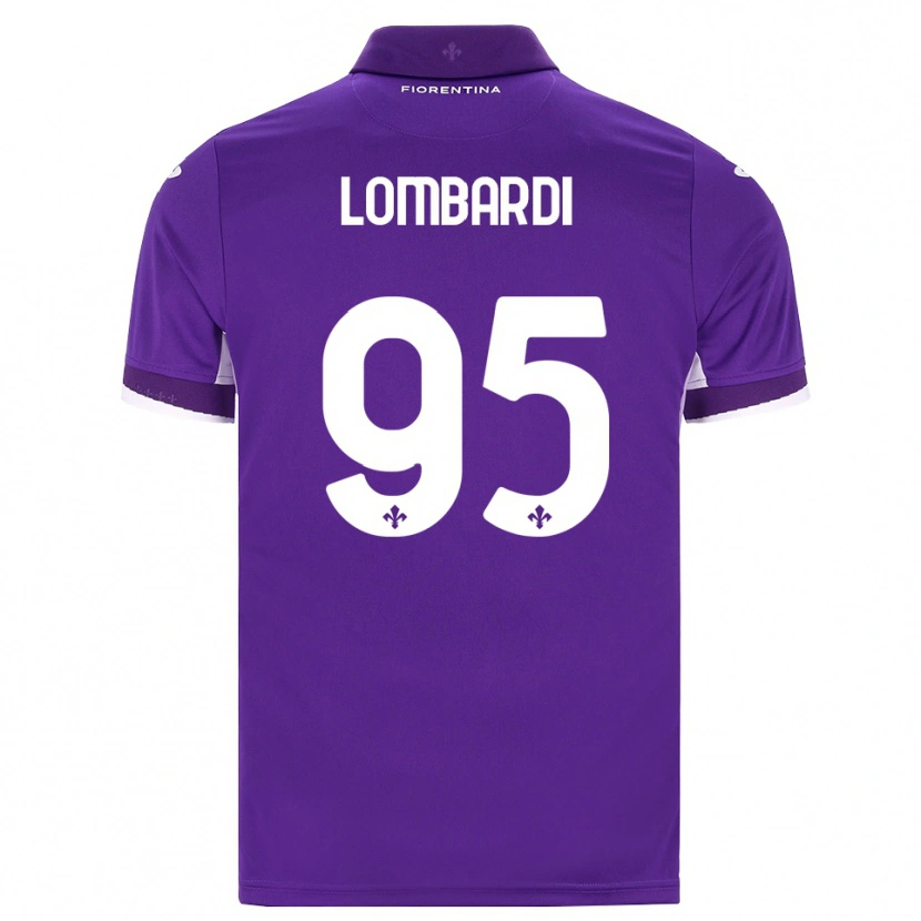 Danxen Heren Emma Lombardi #95 Paars Wit Roze Thuisshirt Thuistenue 2026/27 T-Shirt