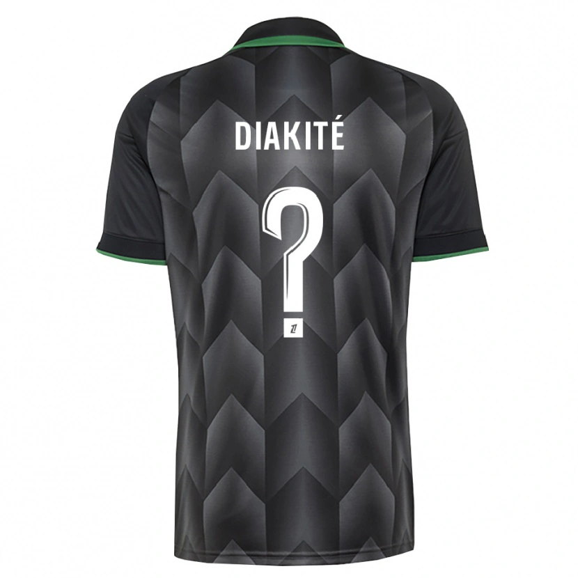 Danxen Heren Boubacar Diakité #0 Wit Zwart Groen Uitshirt Uittenue 2026/27 T-Shirt
