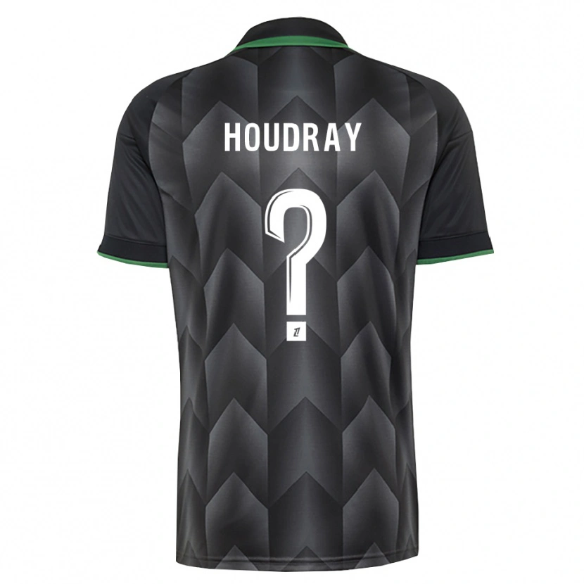 Danxen Heren Leyaan Houdray #0 Wit Zwart Groen Uitshirt Uittenue 2026/27 T-Shirt