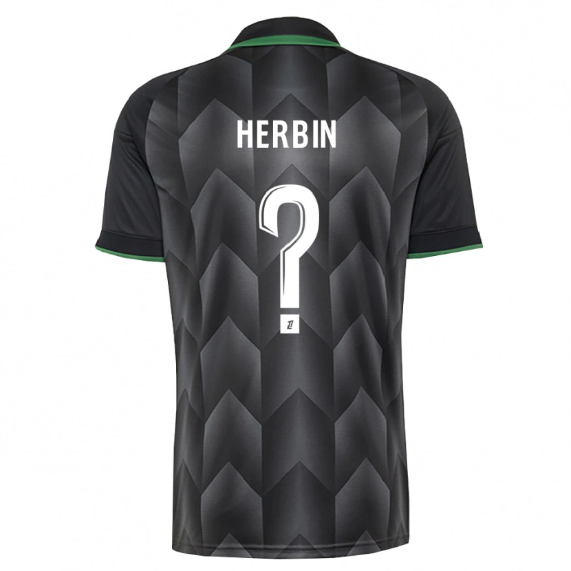 Danxen Heren Grégoire Herbin #0 Wit Zwart Groen Uitshirt Uittenue 2026/27 T-Shirt
