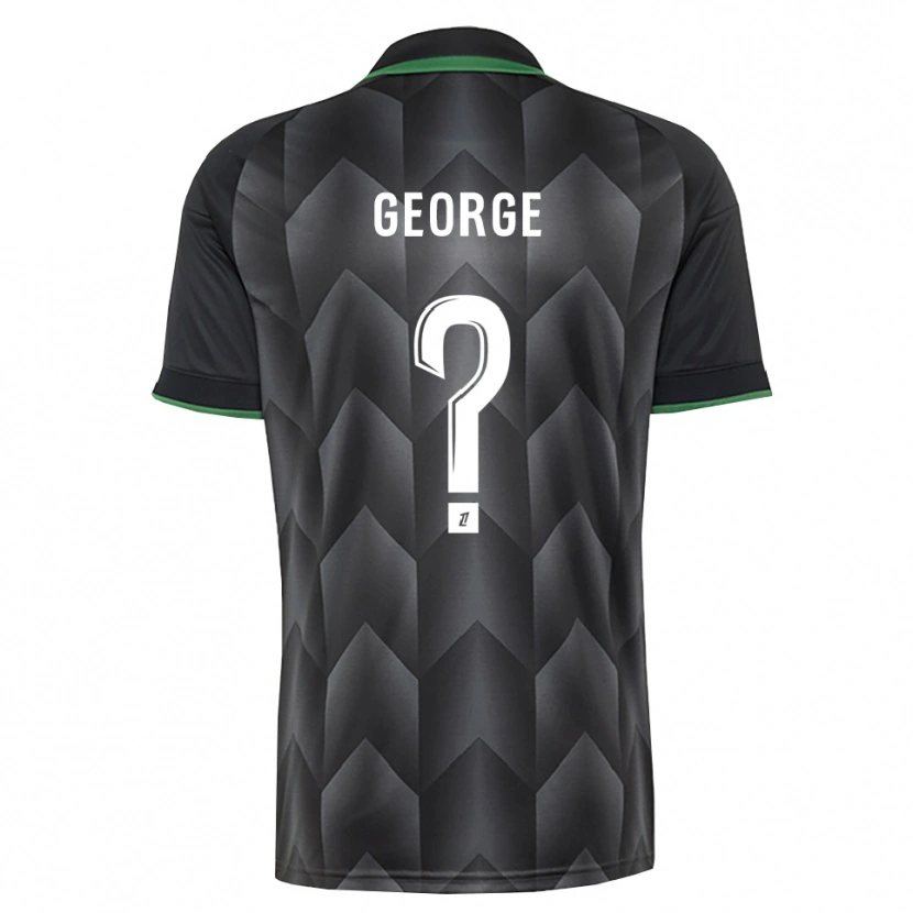 Danxen Heren Ryan George #0 Wit Zwart Groen Uitshirt Uittenue 2026/27 T-Shirt