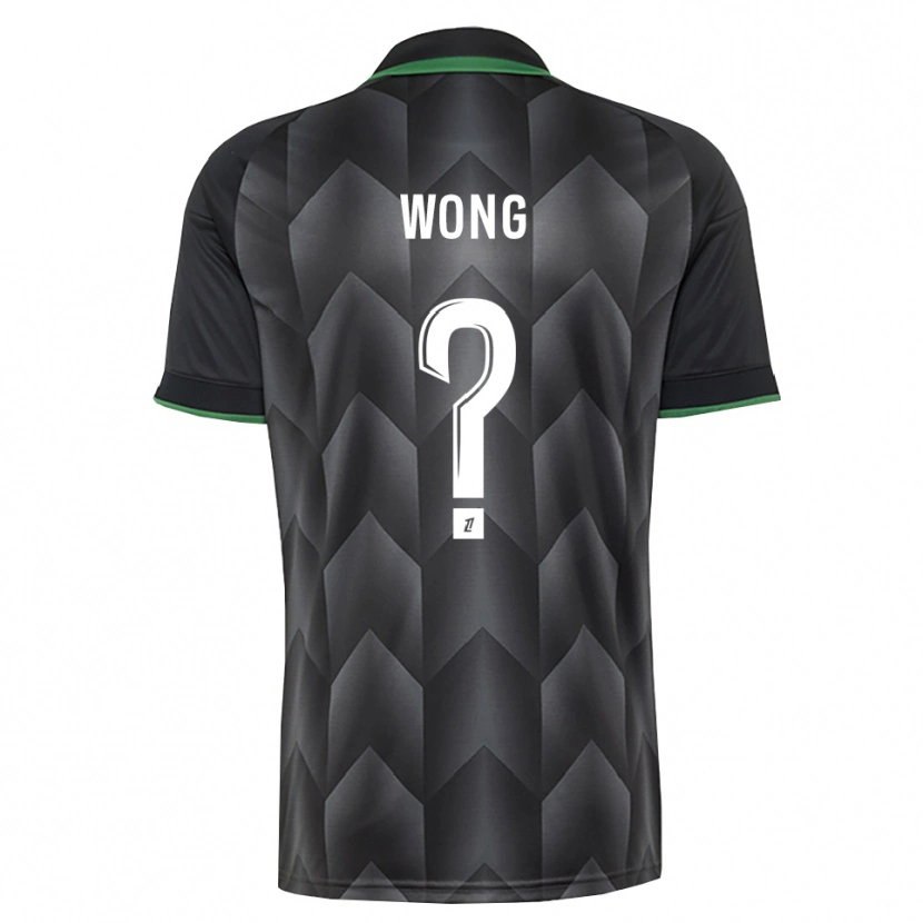 Danxen Heren Kiani Wong #0 Wit Zwart Groen Uitshirt Uittenue 2026/27 T-Shirt