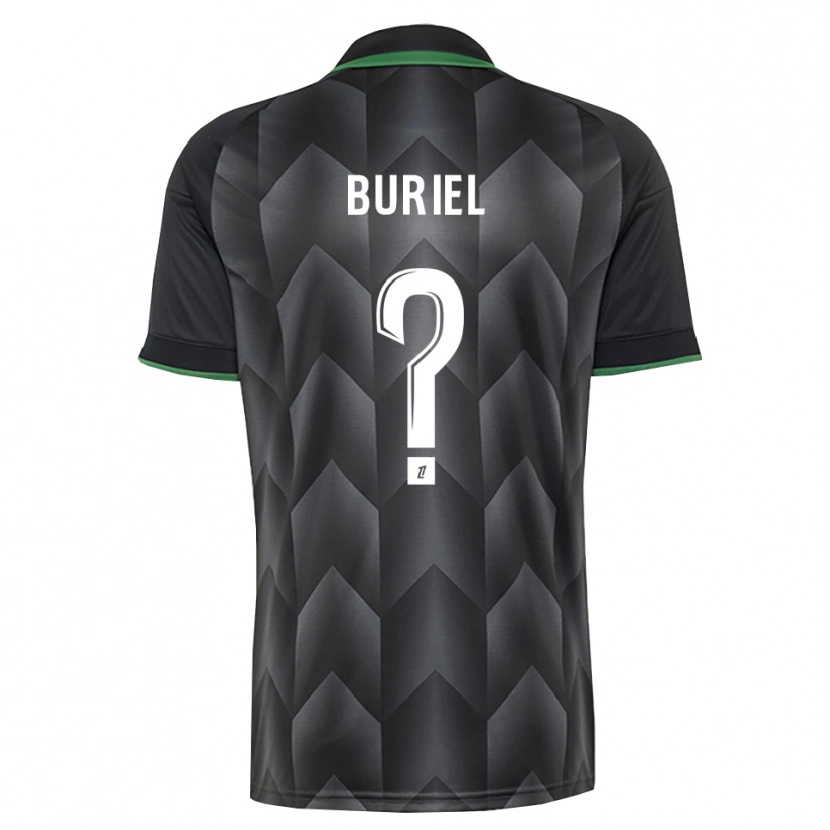Danxen Heren Noah Buriel #0 Wit Zwart Groen Uitshirt Uittenue 2026/27 T-Shirt