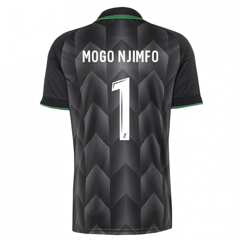 Danxen Heren Arthur Mogo Njimfo #1 Wit Zwart Groen Uitshirt Uittenue 2026/27 T-Shirt
