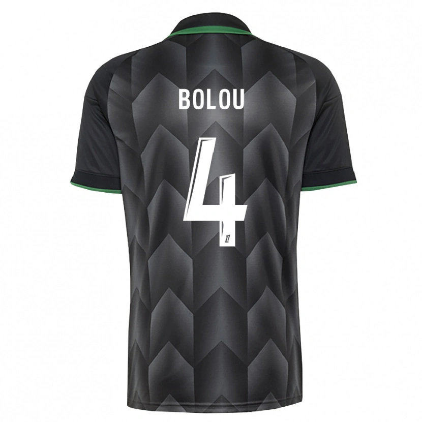 Danxen Heren Abraham Bolou #4 Wit Zwart Groen Uitshirt Uittenue 2026/27 T-Shirt
