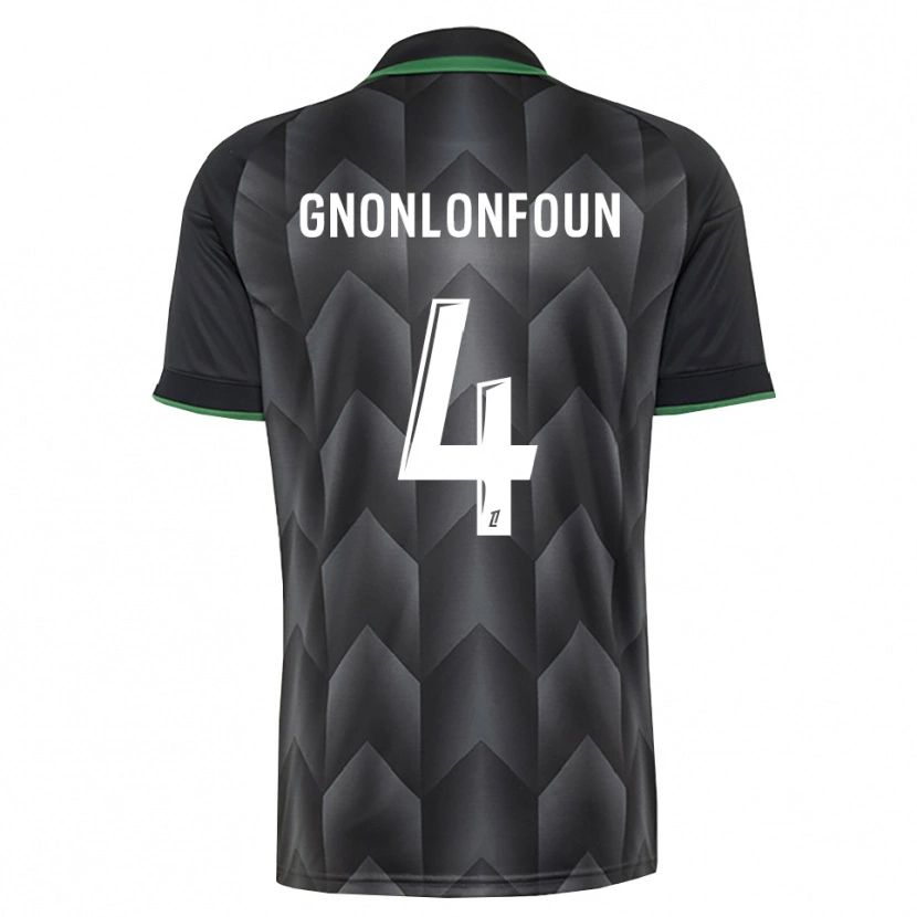 Danxen Heren Madi Gnonlonfoun #4 Wit Zwart Groen Uitshirt Uittenue 2026/27 T-Shirt