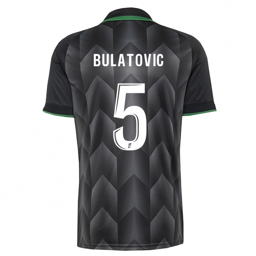 Danxen Heren Andrija Bulatovic #5 Wit Zwart Groen Uitshirt Uittenue 2026/27 T-Shirt
