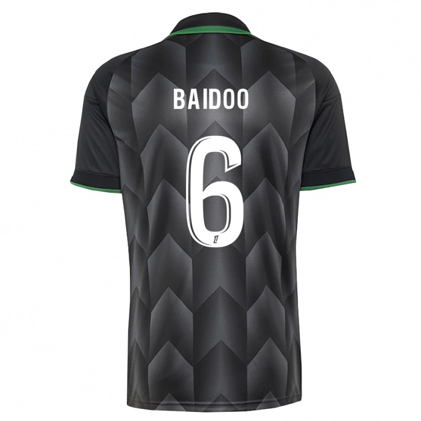 Danxen Heren Samson Baidoo #6 Wit Zwart Groen Uitshirt Uittenue 2026/27 T-Shirt