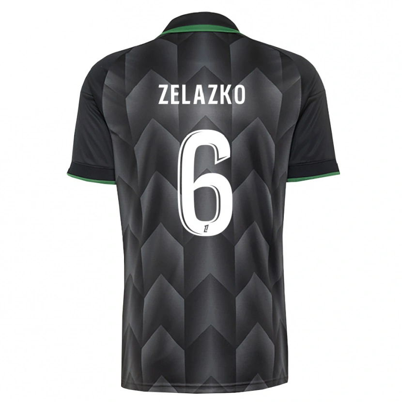Danxen Heren Robin Zelazko #6 Wit Zwart Groen Uitshirt Uittenue 2026/27 T-Shirt